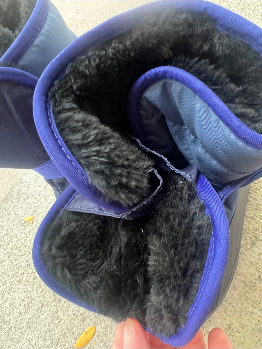 Kamik Navy and Gray Kids Winter Boots